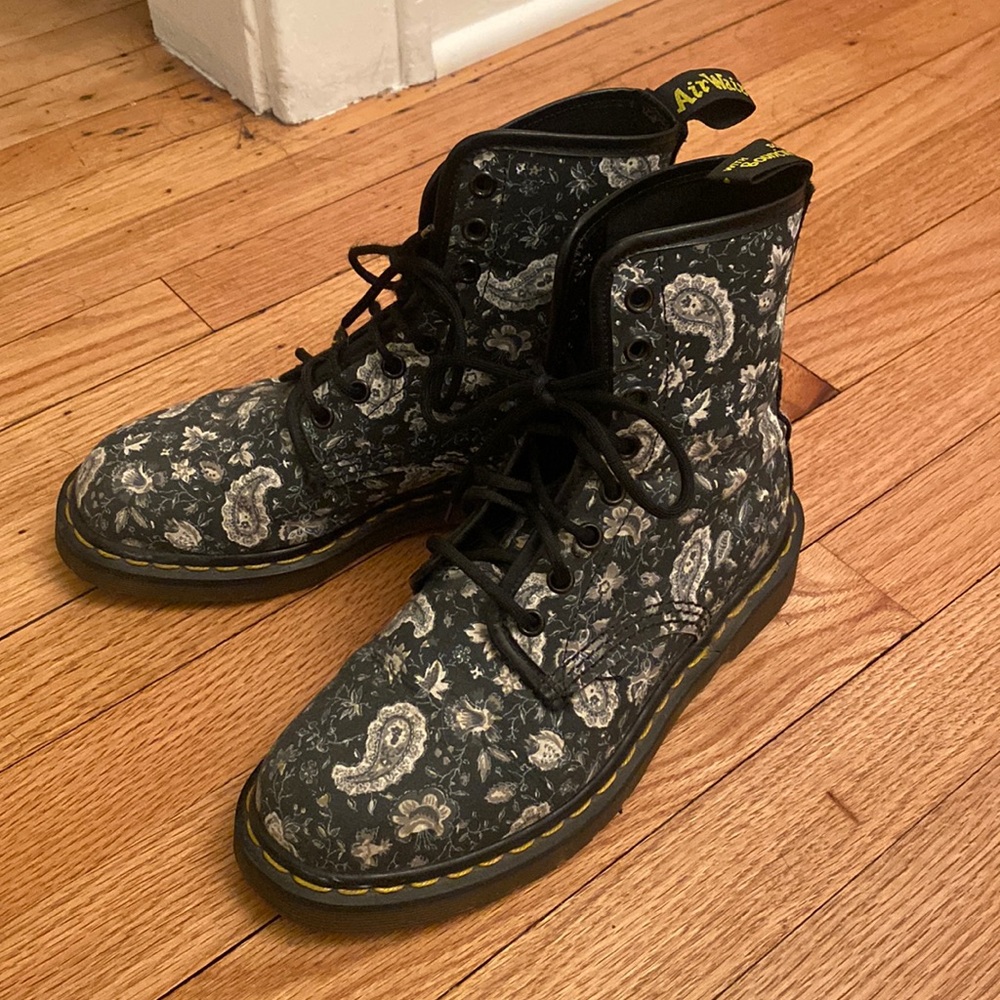 Rare Vintage Paisley Dr. Martens